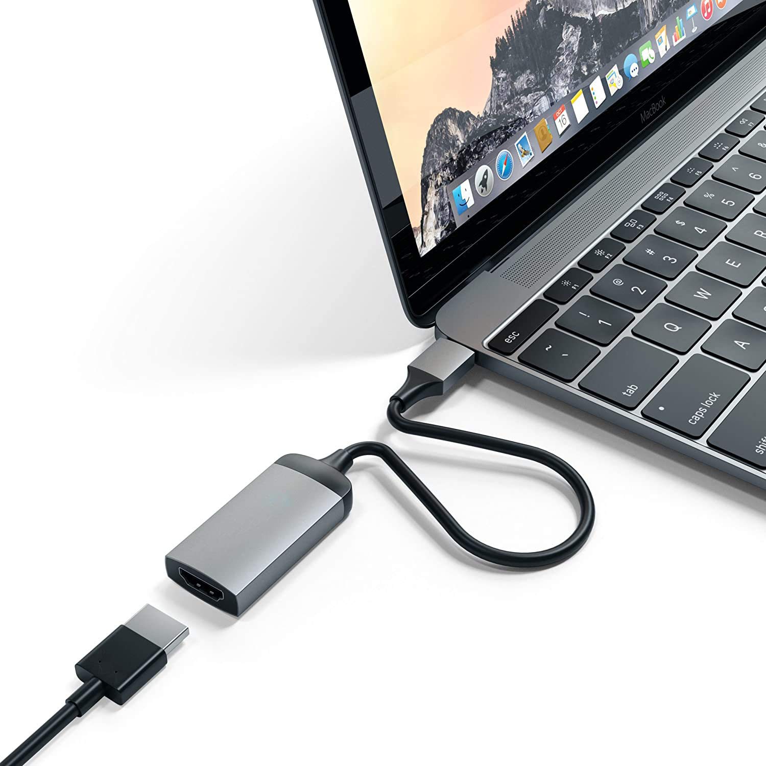 uni USB Type-C to HDMI Cable 4K@60Hz USB C to HDMI Cable Samsung S10 Surface Book 2 3ft and More-Grey MacBook Air/iPad Pro 2019/2018 Thunderbolt 3 Compatible for MacBook Pro 2019/2018/2017 